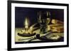 Still-Life with Burning Candle, 1627-Pieter Claesz-Framed Giclee Print