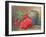 Still Life with Carnations Beside a Blue Glazed Vase-Blanche Odin-Framed Giclee Print