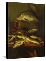 Still Life with Carp-Abraham Hendricksz Van Beyeren-Stretched Canvas