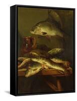 Still Life with Carp-Abraham Hendricksz Van Beyeren-Framed Stretched Canvas