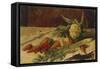 Still Life with Carrots-Giovanni Segantini-Framed Stretched Canvas