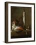 Still Life with Cat and Fish-Jean-Baptiste Simeon Chardin-Framed Giclee Print