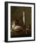 Still Life with Cat and Fish-Jean-Baptiste Simeon Chardin-Framed Giclee Print