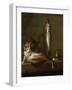 Still Life with Cat and Fish-Jean-Baptiste Simeon Chardin-Framed Giclee Print