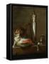 Still Life with Cat and Fish-Jean-Baptiste Simeon Chardin-Framed Stretched Canvas