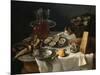 Still Life with Cat-Alexandre-Francois Desportes-Mounted Giclee Print