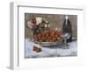 Still Life with Champagne and Strawberries-Isidor Verheyden-Framed Giclee Print