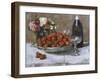 Still Life with Champagne and Strawberries-Isidor Verheyden-Framed Giclee Print