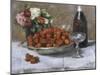 Still Life with Champagne and Strawberries-Isidor Verheyden-Mounted Giclee Print