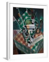 Still Life with Checked Tablecloth, 1915-Juan Gris-Framed Giclee Print