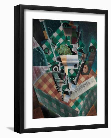 Still Life with Checked Tablecloth, 1915-Juan Gris-Framed Giclee Print