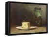 Still Life with Cheese (Oil on Canvas)-Guillaume Romain Fouace-Framed Stretched Canvas