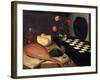 Still Life with Chess-Board, 1630-Lubin Baugin-Framed Giclee Print