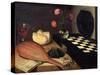 Still Life with Chess-Board, 1630-Lubin Baugin-Stretched Canvas