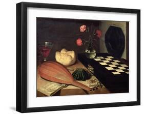 Still Life with Chess-Board, 1630-Lubin Baugin-Framed Giclee Print