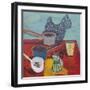 Still Life with Chicken, 2015-Anastasia Lennon-Framed Giclee Print