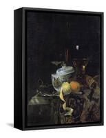 Still Life with Chinese Porcelain Box, 1662-Willem Kalf-Framed Stretched Canvas