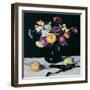 Still Life with Chrysanthemums Against Black, c.1912-Samuel John Peploe-Framed Giclee Print