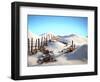 Still Life with Cinnamon Sticks, Nuts, in Sugar Desert-Hartmut Seehuber-Framed Photographic Print