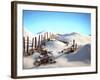 Still Life with Cinnamon Sticks, Nuts, in Sugar Desert-Hartmut Seehuber-Framed Photographic Print