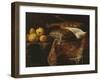 Still Life with Citrons and Violin, Undated-Francesco Fieravino-Framed Giclee Print
