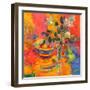 Still Life with Clarice Cliff Bowl-Peter Graham-Framed Premium Giclee Print