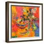 Still Life with Clarice Cliff Bowl-Peter Graham-Framed Giclee Print