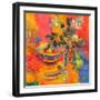 Still Life with Clarice Cliff Bowl-Peter Graham-Framed Giclee Print