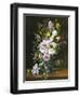 Still Life with Clematis, Honeysuckle and Peonies-Augusta Dohlmann-Framed Premium Giclee Print