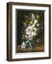 Still Life with Clematis, Honeysuckle and Peonies-Augusta Dohlmann-Framed Giclee Print