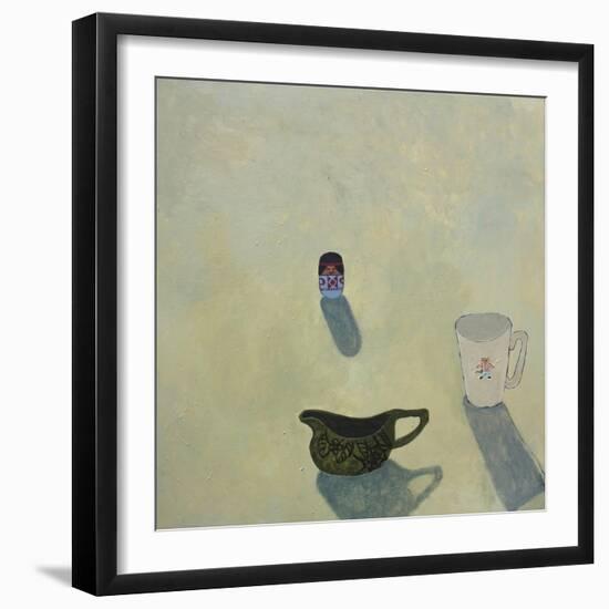 Still Life with Cobweb Jug, 2015-Anastasia Lennon-Framed Giclee Print