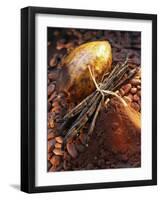 Still Life with Cocoa and Vanilla Pods-Marc O^ Finley-Framed Photographic Print