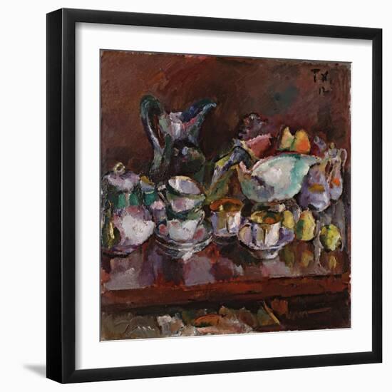 Still Life with Coffee Cups, 1912-Anton Faistauer-Framed Giclee Print