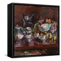 Still Life with Coffee Cups, 1912-Anton Faistauer-Framed Stretched Canvas