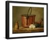 Still Life with Copper Vessel-Jean-Baptiste Simeon Chardin-Framed Giclee Print