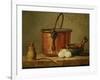 Still Life with Copper Vessel-Jean-Baptiste Simeon Chardin-Framed Giclee Print