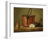 Still Life with Copper Vessel-Jean-Baptiste Simeon Chardin-Framed Giclee Print