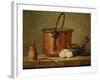 Still Life with Copper Vessel-Jean-Baptiste Simeon Chardin-Framed Giclee Print