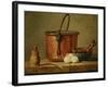 Still Life with Copper Vessel-Jean-Baptiste Simeon Chardin-Framed Giclee Print