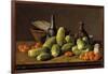 Still Life with Cucumbers, Tomatoes, and Kitchen Utensils, 1774-Luis Egidio Meléndez-Framed Giclee Print