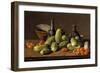 Still Life with Cucumbers, Tomatoes, and Kitchen Utensils, 1774-Luis Egidio Meléndez-Framed Giclee Print