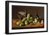 Still Life with Cucumbers, Tomatoes, and Kitchen Utensils, 1774-Luis Egidio Meléndez-Framed Giclee Print