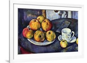 Still Life with Cup and Saucer-Paul C?zanne-Framed Premium Giclee Print