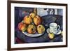 Still Life with Cup and Saucer-Paul C?zanne-Framed Premium Giclee Print