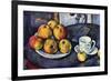 Still Life with Cup and Saucer-Paul C?zanne-Framed Premium Giclee Print