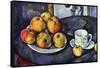 Still Life with Cup and Saucer-Paul C?zanne-Framed Stretched Canvas