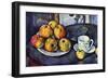 Still Life with Cup and Saucer-Paul C?zanne-Framed Art Print