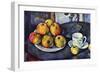 Still Life with Cup and Saucer-Paul C?zanne-Framed Art Print