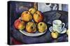 Still Life with Cup and Saucer-Paul C?zanne-Stretched Canvas