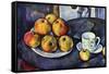 Still Life with Cup and Saucer-Paul C?zanne-Framed Stretched Canvas
